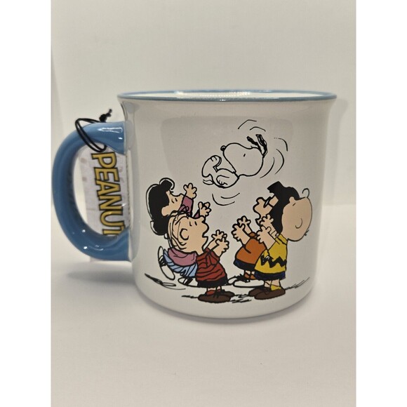 Peanuts Gang and Snoopy Camper Coffee Mug - Picture 4 of 6